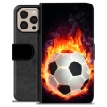 Etui Portfel Premium - iPhone 16 Pro Max - Piłka w Ogniu
