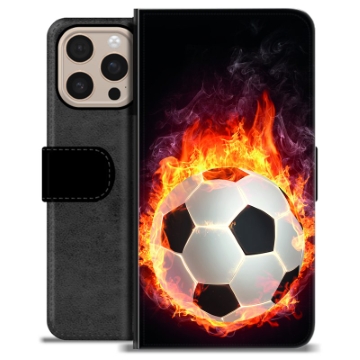 Etui Portfel Premium - iPhone 16 Pro Max - Piłka w Ogniu
