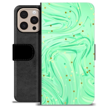 Etui Portfel Premium - iPhone 16 Pro Max - Zielona Mięta