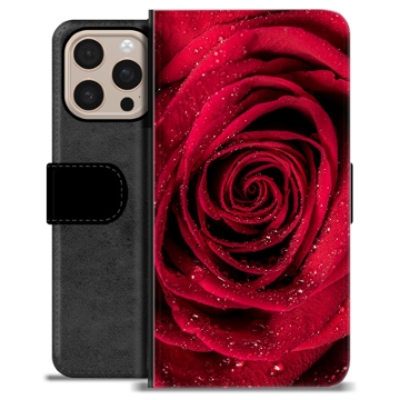 Etui Portfel Premium - iPhone 16 Pro Max - Róża