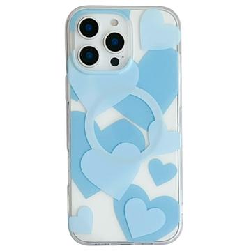 Magnetyczne etui hybrydowe iPhone 16 Pro Max Pure Love - niebieskie
