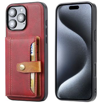 iPhone 16 Pro Max Retro Style Etui z Portfel