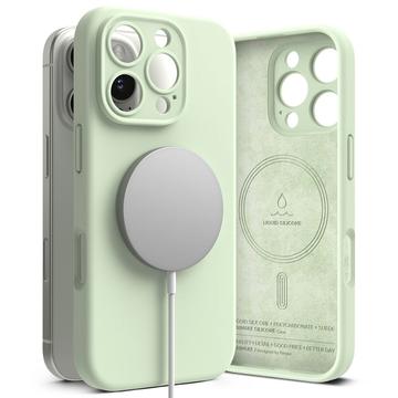  iPhone 16 Pro Max Etui Ringke Liquid Silicone MagSafe - Mięta miękka