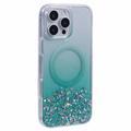 iPhone 16 Pro Max Etui MagSafe Sparkle Glow - zielony