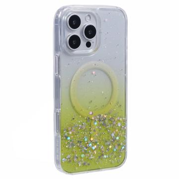 iPhone 16 Pro Max Etui MagSafe Sparkle Glow - żółty