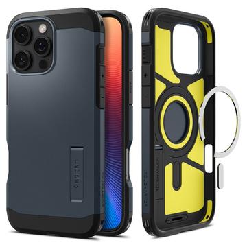 iPhone 16 Pro Max Etui Spigen Tough Armor Mag - Metaliczna Szarość
