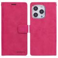 iPhone 16 Pro Mercury Goospery Blue Moon Etui portfelowe - Ciemny Róż