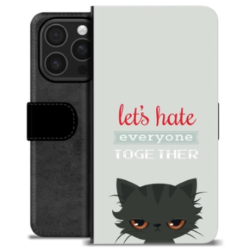 Etui Portfel Premium - iPhone 16 Pro - Wściekły Kot