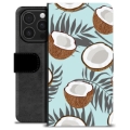 Etui Portfel Premium - iPhone 16 Pro - Kokos