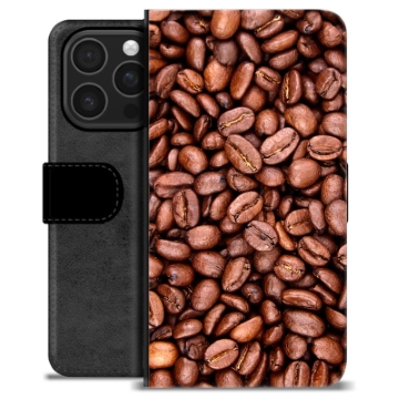 Etui Portfel Premium - iPhone 16 Pro - Ziarna Kawy