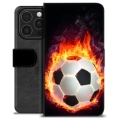 Etui Portfel Premium - iPhone 16 Pro - Piłka w Ogniu