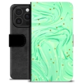 Etui Portfel Premium - iPhone 16 Pro - Zielona Mięta