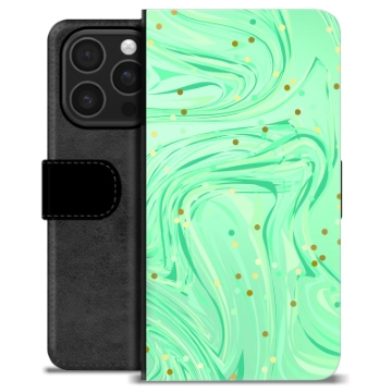 Etui Portfel Premium - iPhone 16 Pro - Zielona Mięta