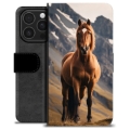 Etui Portfel Premium - iPhone 16 Pro - Koń