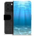 Etui Portfel Premium - iPhone 16 Pro - Morze