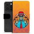 Etui Portfel Premium - iPhone 16 Pro - Letnie Szkielet