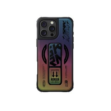 Etui z uchwytem i podstawką iPhone 16 Pro Skinarma Kira Kobai Mag - holograficzny