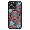 iPhone 16 Pro Stylowe magnetyczne etui ochronne - kolorowe kwiaty