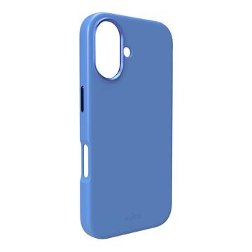 Silikonowe Etui Puro Icon Mag Pro do iPhone 16 - Błękit