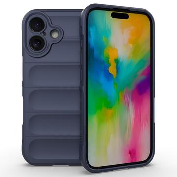 iPhone 16 Etui z TPU Rugged - Ciemnoniebieski