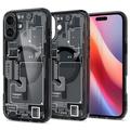 iPhone 16 Etui Spigen Ultra Hybrid Mag - Czerń / Zero One