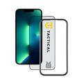 Ochraniacz ekranu ze szkła hartowanego iPhone 16e/14/13/13 Pro Tactical Impact Armour - Czarna Krawędź