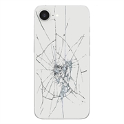 Naprawa tylnej obudowy telefonu iPhone 16e - Tylko szkło - Biel