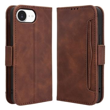 Etui portfelowe na karty iPhone 16e - brązowe