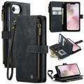 iPhone 16e Wielofunkcyjne Etui-Portfel Caseme C30 - Czarne
