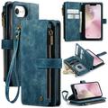 iPhone 16e Wielofunkcyjne Etui-Portfel Caseme C30 - Błękit