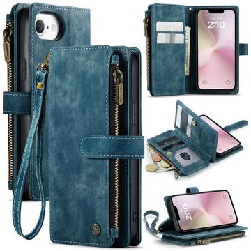 iPhone 16e Wielofunkcyjne Etui-Portfel Caseme C30 - Błękit