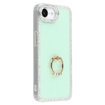 iPhone 16e CrystalGlow Hybrydowe etui z uchwytem na pierścień