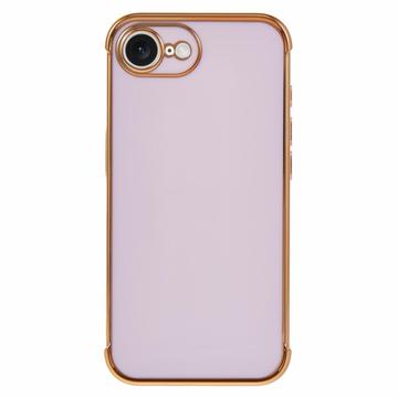 iPhone 16e Galwanizowane etui z TPU odporne na wstrząsy - fioletowe