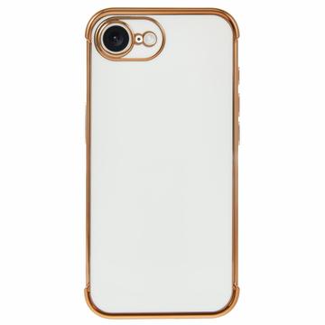 iPhone 16e Galwanizowane etui z TPU odporne na wstrząsy - białe