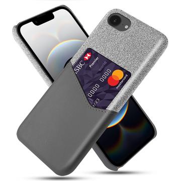 iPhone 16e Etui KSQ z Miejscem na Kartę - Szary