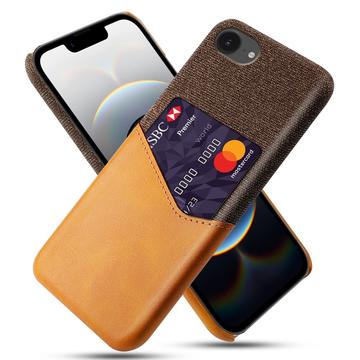 iPhone 16e Etui KSQ z Miejscem na Kartę - Pomarańcz