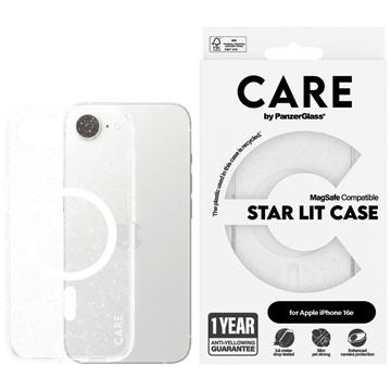 iPhone 16e PanzerGlass Care Star Lit Etui - kompatybilny z MagSafe - biały