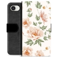 Etui Portfel Premium - iPhone 16e - Kwiatowy