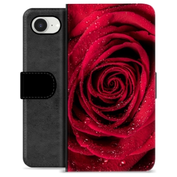 Etui Portfel Premium - iPhone 16e - Róża