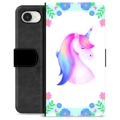 Etui Portfel Premium - iPhone 16e - Jednorożec