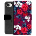 Etui Portfel Premium - iPhone 16e - Vintage Kwiaty