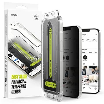 iPhone 16e Ringke Easy Slide Privacy Osłona na Ekran Szkło Hartowane - 2 szt.