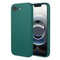 Odporne na wstrząsy silikonowe etui na iPhone 16e - czarno-zielone