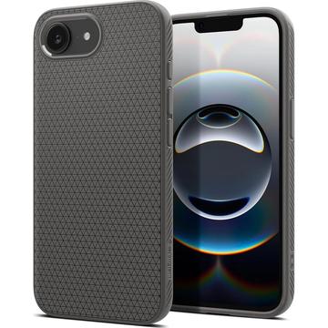 Etui z TPU iPhone 16e Spigen Liquid Air - Marmurowo-szary
