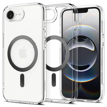 iPhone 16e Etui Spigen Ultra Hybrid Mag - Włókno Węglowe / Przezroczysty