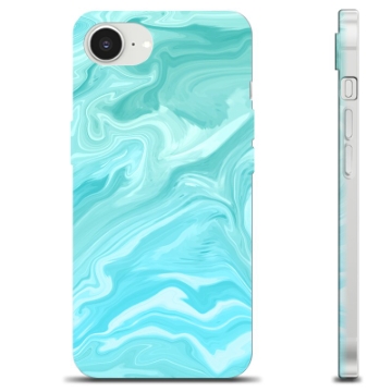 Etui TPU - iPhone 16e - Błękitny Marmur