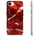 Etui TPU - iPhone 16e - Czerwony Marmur