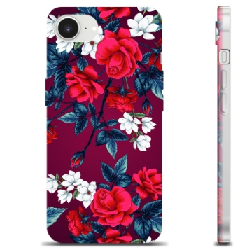 Etui TPU - iPhone 16e - Vintage Kwiaty
