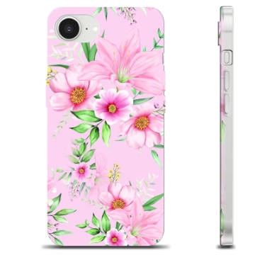 Etui TPU - iPhone 16e - Kwiaty Akwarelowe