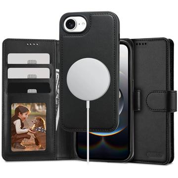 iPhone 16e Tech-Protect Etui portfelowe 2-w-1 - kompatybilny z Magsafe - czarny